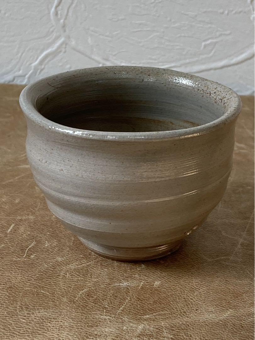 Amazon.co.jp: ノーブランド品備前焼楽山窯青備前ぐい呑藤原謹作共箱入